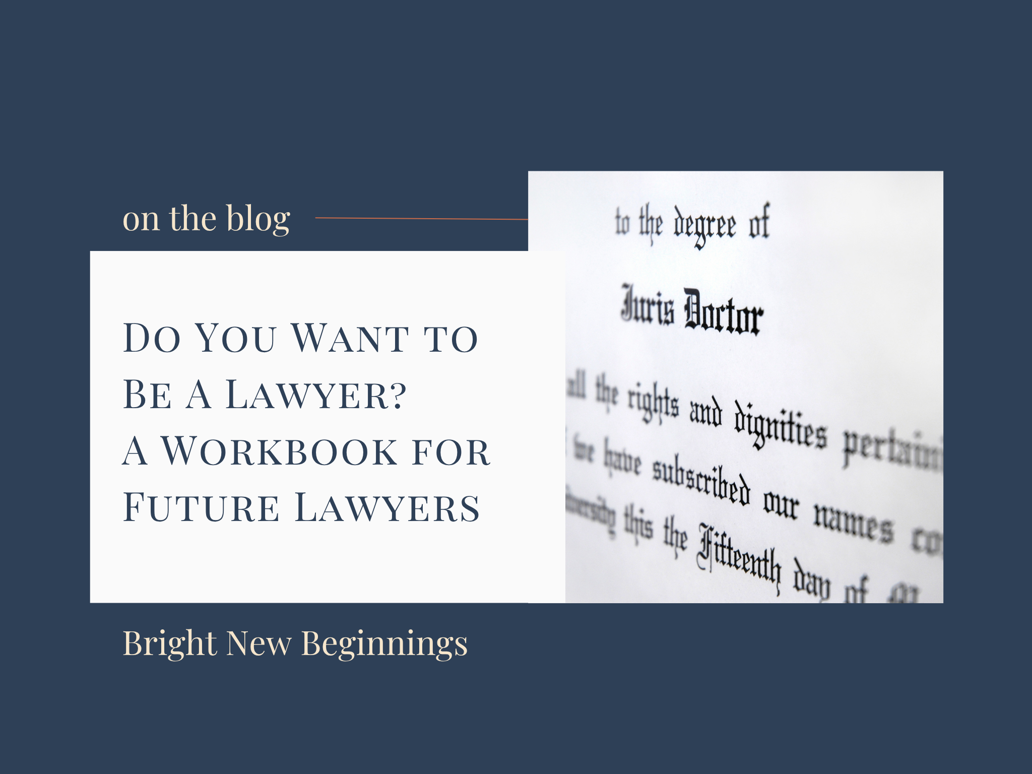 Introducing My Pre-Law Workbook: A Tool for Self-Reflection and Exploration